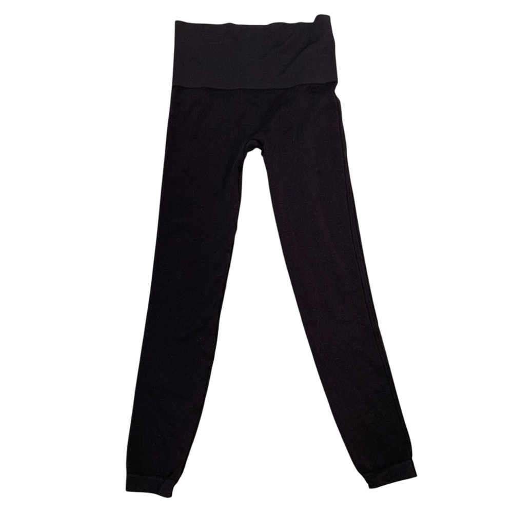 SPANX Look‎ At Me Now Seamless Black Leggings - Size M